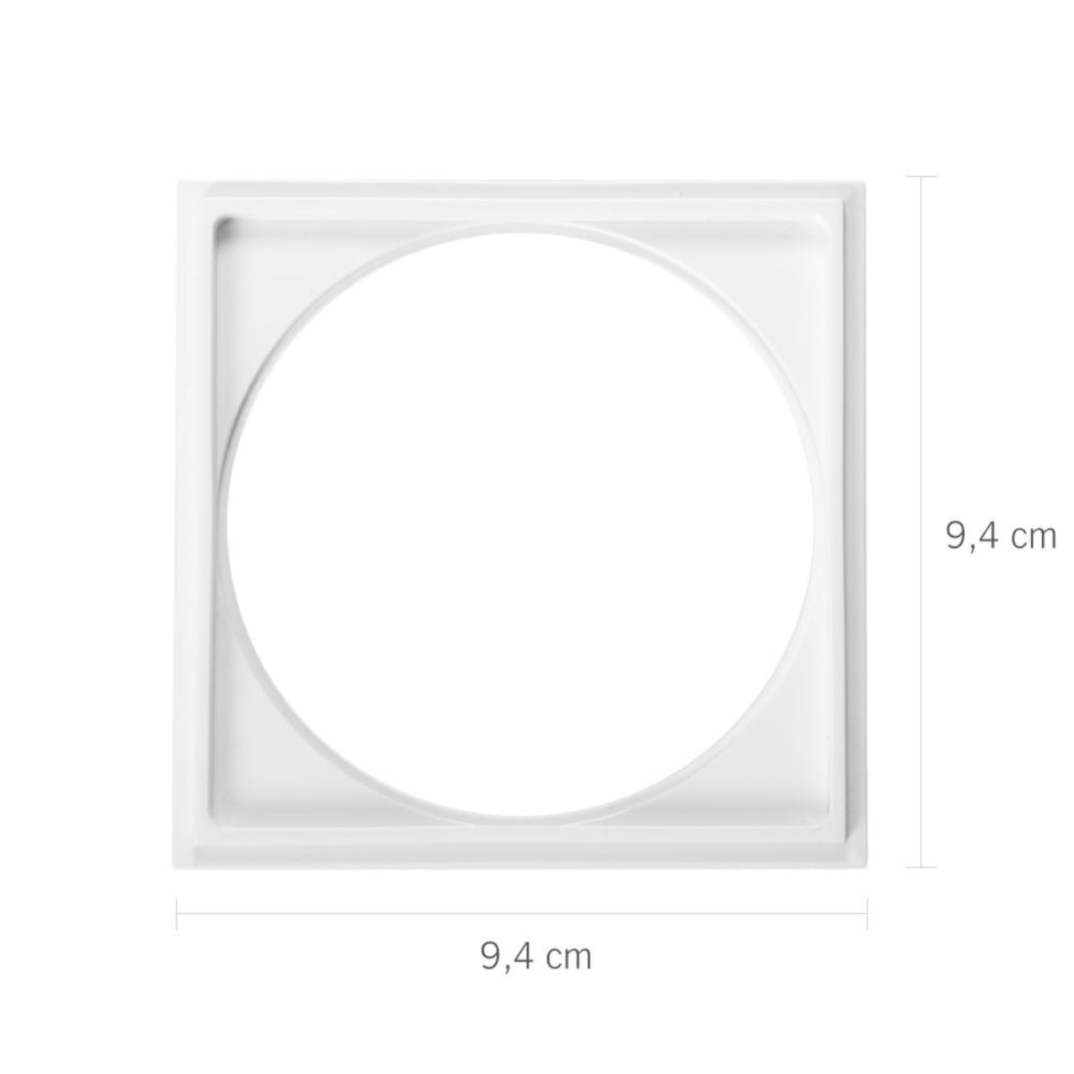 Design sem nome - 2023-10-21T152342.126 Porta Grelha Quadrada Branca 100mm Astra - Durabil - Imagem 2