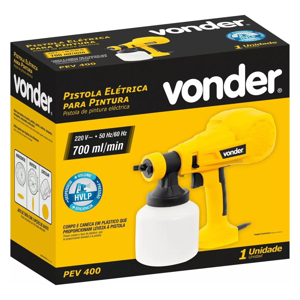 Design sem nome - 2024-01-17T220147.442 Pistola Elétrica de Pintura Vonder PEV400 - Facili - Imagem 5