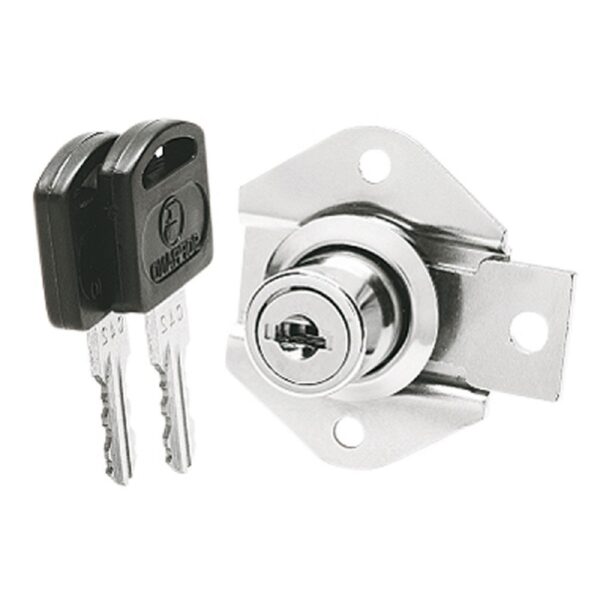 Fechadura Jomarca para Gaveta 31mm Níquel - Segura