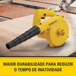 Soprador de Ar Elétrico 500W 220V SPT500 Stanley - Versatilidade e Potência para Limpeza Eficiente - Imagem 6
