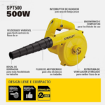 Soprador de Ar Elétrico 500W 220V SPT500 Stanley - Versatilidade e Potência para Limpeza Eficiente - Imagem 7