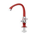 Torneira Tigre Lavatório Bica Móvel Vermelha - Imagem 3