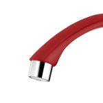 Torneira Tigre Cross Parede Bica Móvel Vermelha - Imagem 3