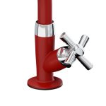 Torneira Tigre Lavatório Bica Móvel Vermelha - Imagem 5