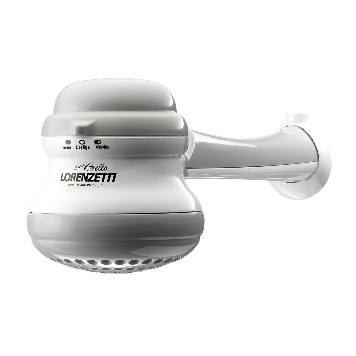 Design sem nome Chuveiro Lorenzetti Lorenbello Cinza 4600W 220V - Imagem 1